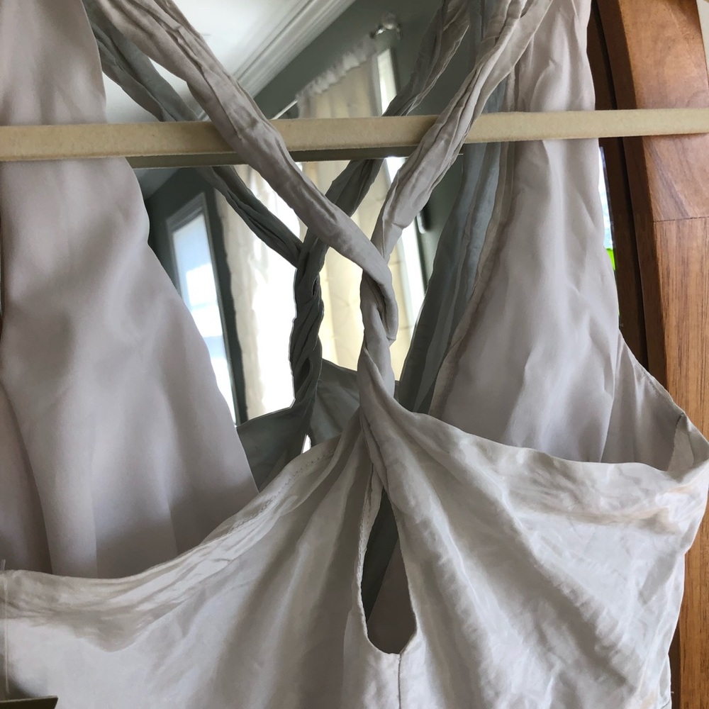 Stunning cream Nicole Miller taffeta mini dress! - Picture 2 of 8